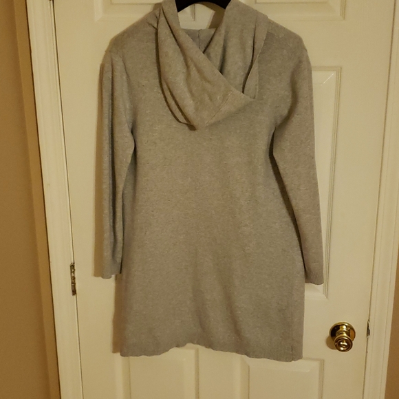 Banana Republic Grey hooded long cardigan - Picture 2 of 4
